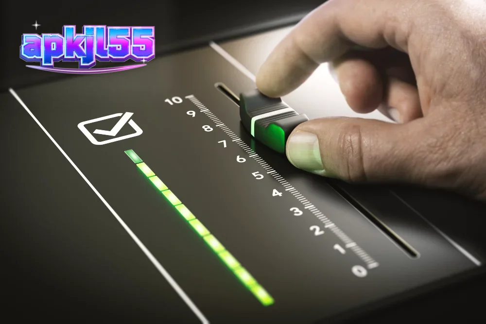 Layar permainan slot modern dengan desain grafis yang detail dan atmosfer yang menarik.